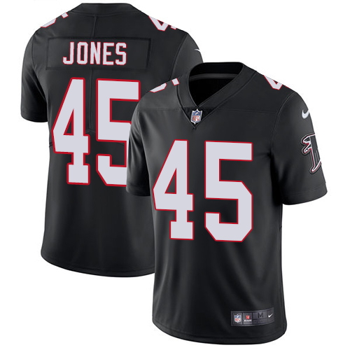 2019 men Atlanta Falcons #45 Jones black Nike Vapor Untouchable Limited NFL Jersey->atlanta falcons->NFL Jersey